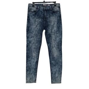 BONGO Super Soft Skinny Jean | Blue Multi-Tone | Size 11